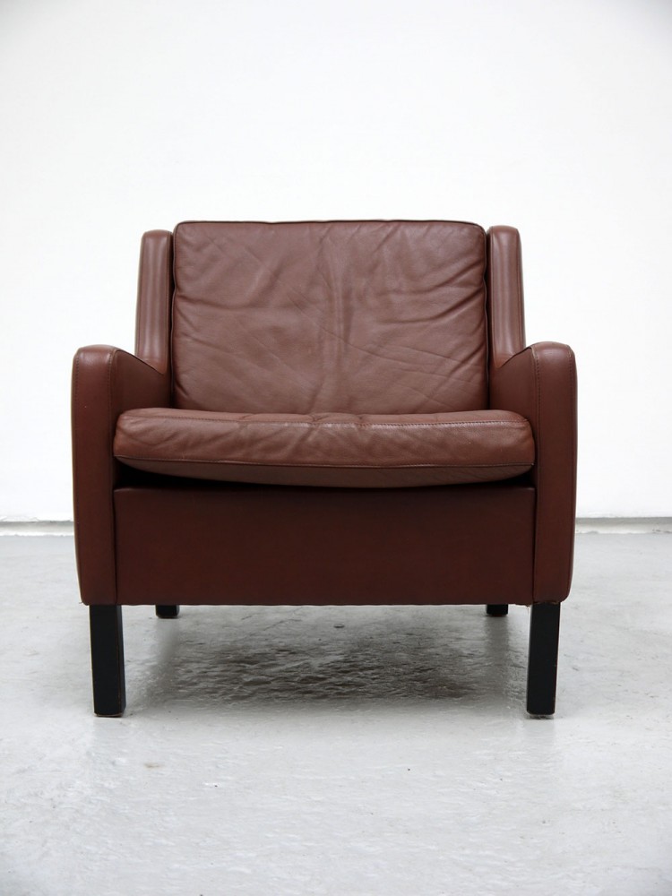 Borge Mogensen – Leather Lounge Chair