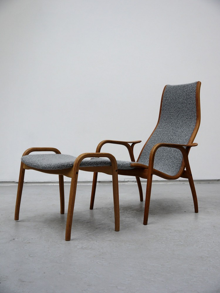 Yngve Ekstrom – Swedese Lamino Lounge Chair and Footstool