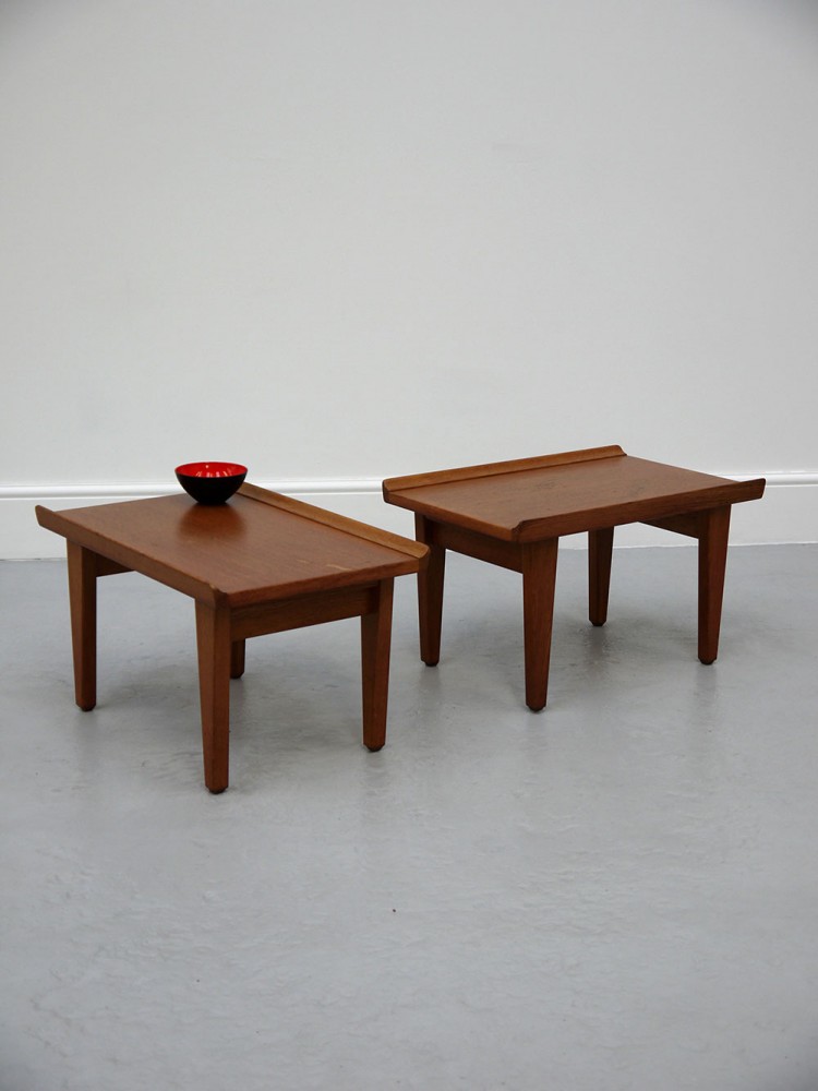 Borge Mogensen – Pair of Oak Lipped Side Tables