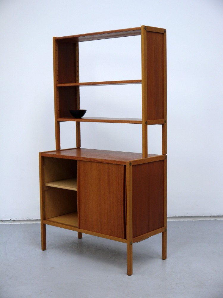 Bodafors – Teak and Oak Bookshelf and Cabinet