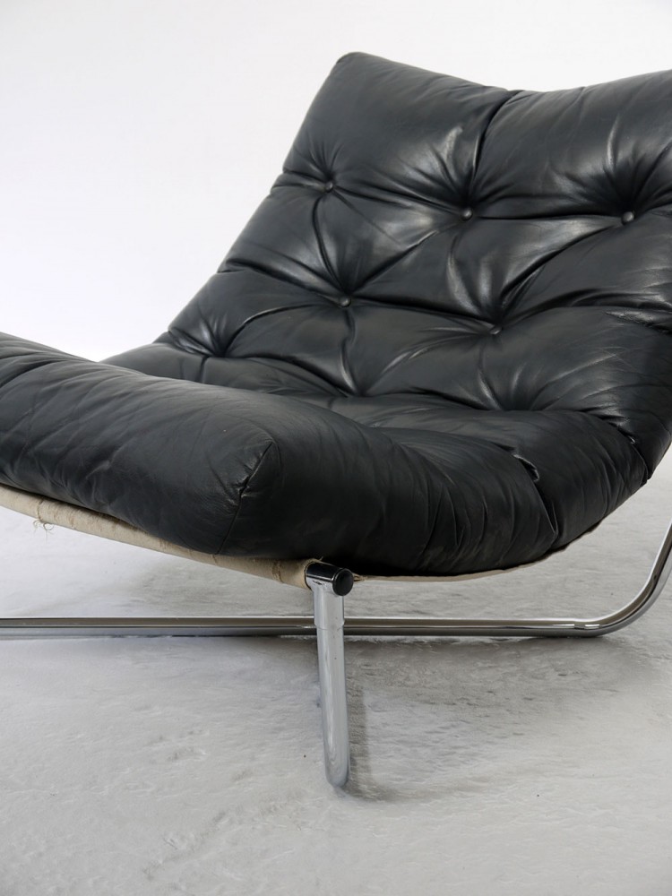 Peter Hoyte – Leather Sling Chair