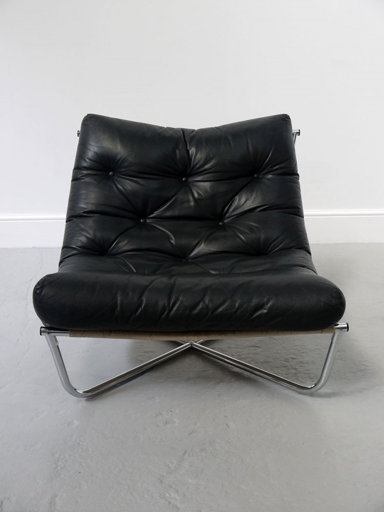 Peter Hoyte – Leather Sling Chair