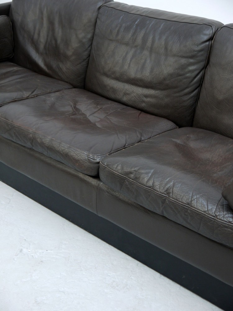 Thams – Danish Three Seat Leather Sofa