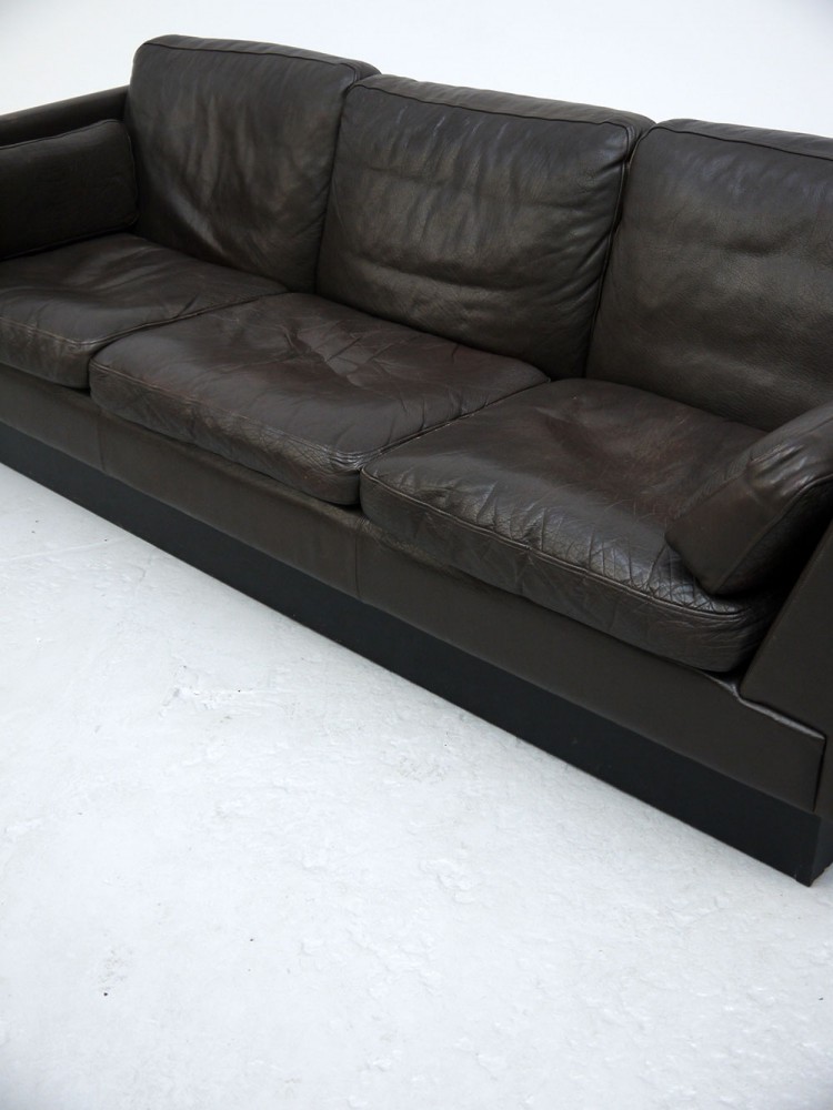 Thams – Danish Three Seat Leather Sofa