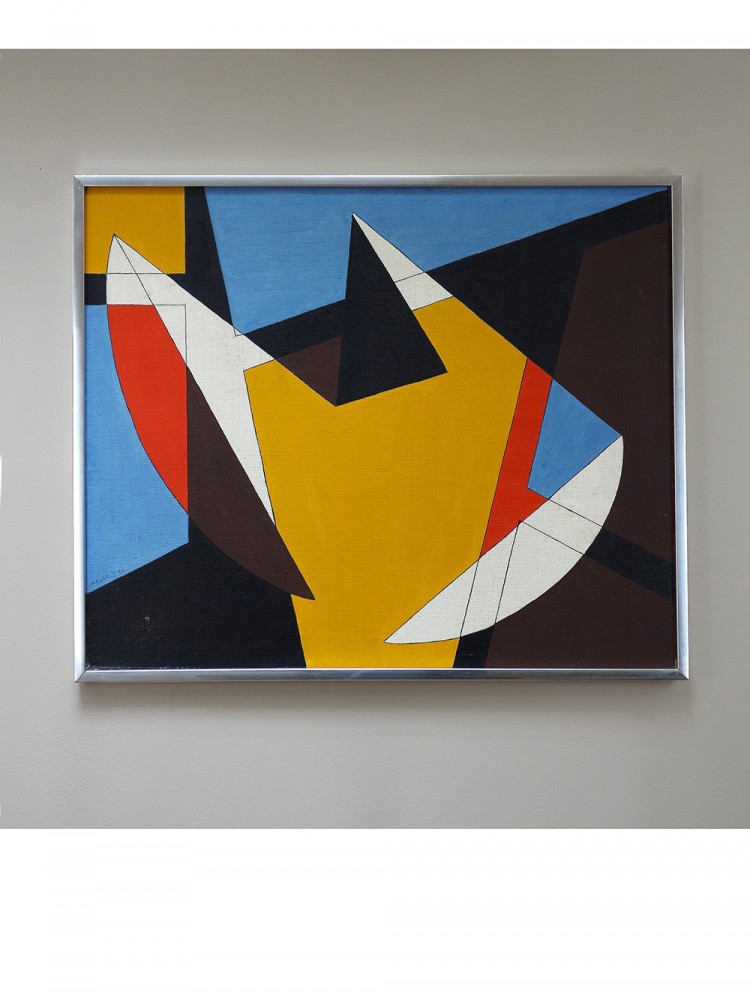 Helge Jensen – Oil on Canvas Variation 1