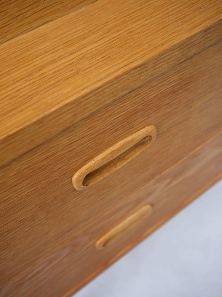 Danish – Drop Leaf Oak Bureau / Dresser