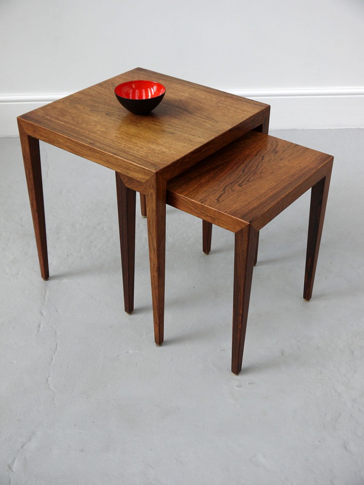 Severin Hansen – Haslev Nest of Two Side Tables