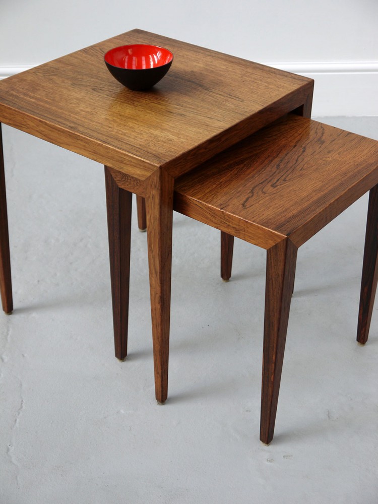 Severin Hansen – Haslev Nest of Two Side Tables