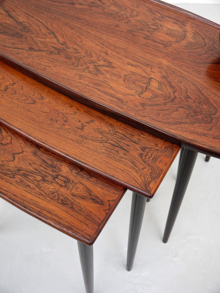 Jen Quistgaard – Rare Set of Rosewood Nesting Tables