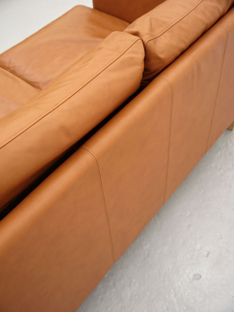 Mogens Hansen – Danish Two Seat Leather Sofa