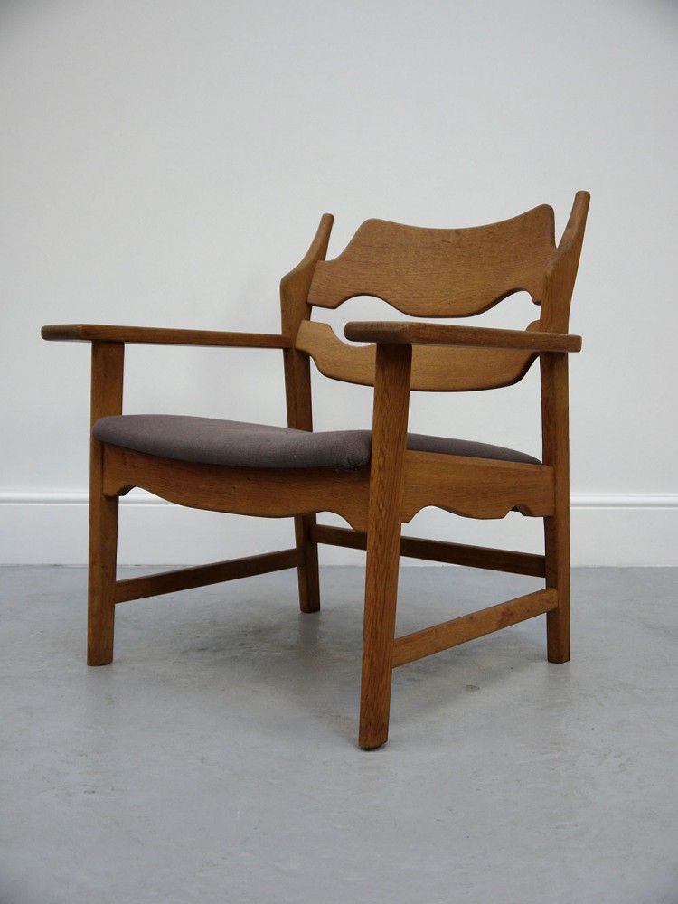 Henning Kjaernulf – Solid Oak ‘Razor’ Lounge Chair