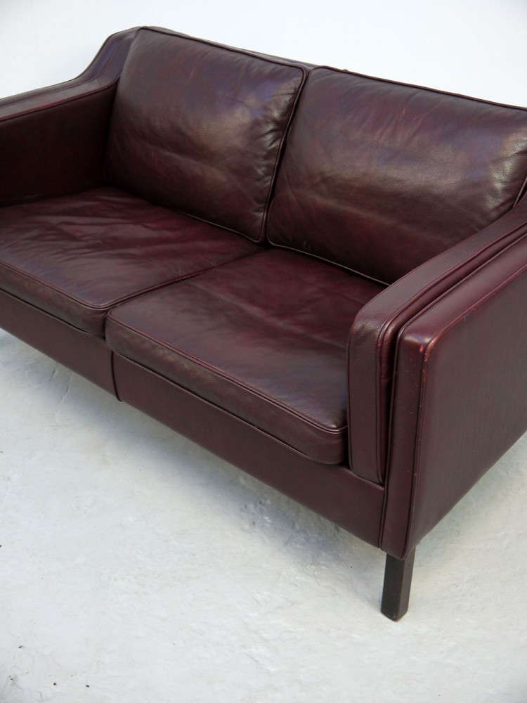 Borge Mogensen – Two Seat Leather Sofa