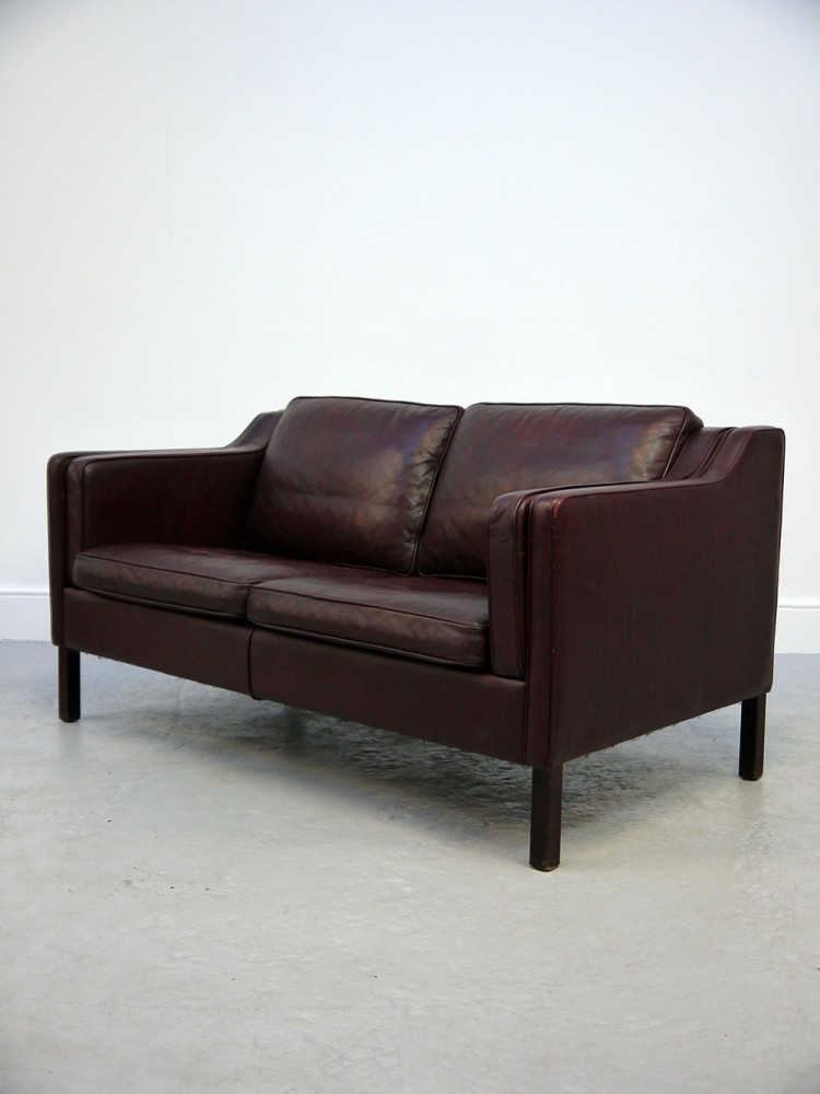 Borge Mogensen – Two Seat Leather Sofa