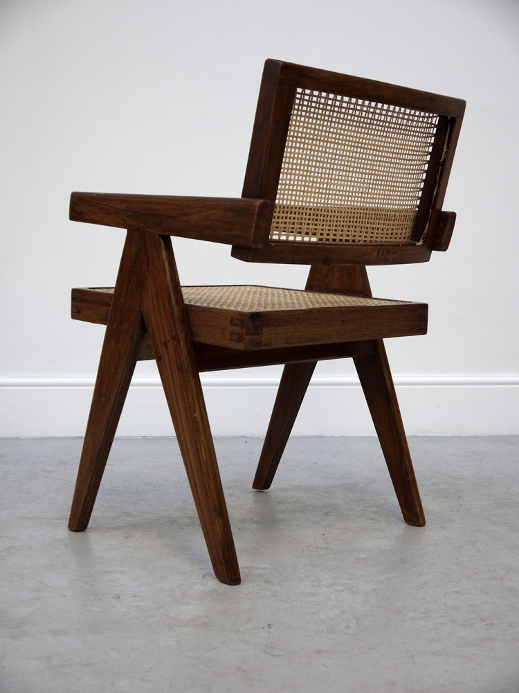 Pierre Jeanneret – Rare Floating Back Conference Chair