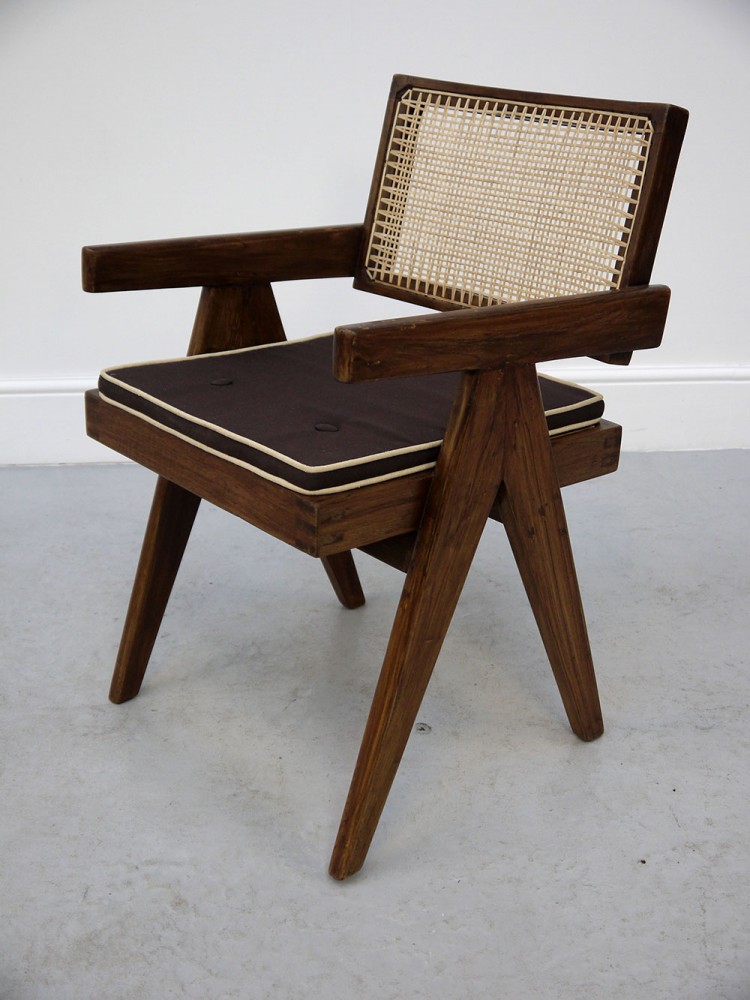 Pierre Jeanneret – Rare Floating Back Conference Chair