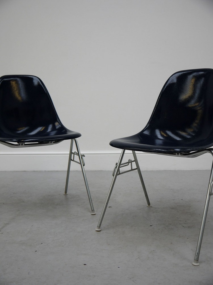 Charles and Ray Eames – Pair of Stacking Side Chairs