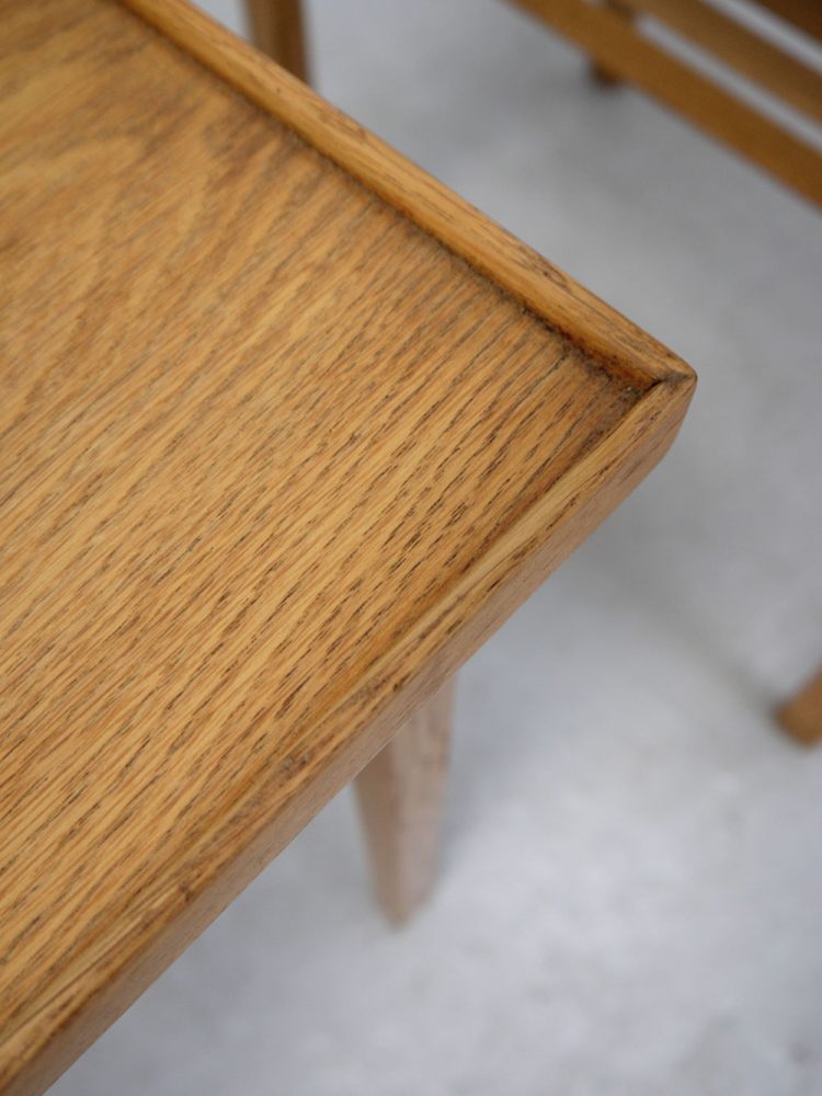 Danish – Pair of Oak Bedside Tables With Drawer