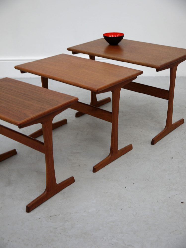 Kai Kristiansen – Nest of Three Side Tables