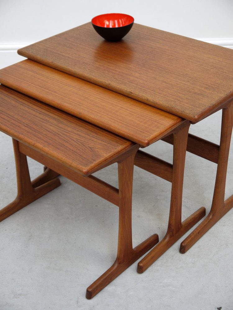Kai Kristiansen – Nest of Three Side Tables
