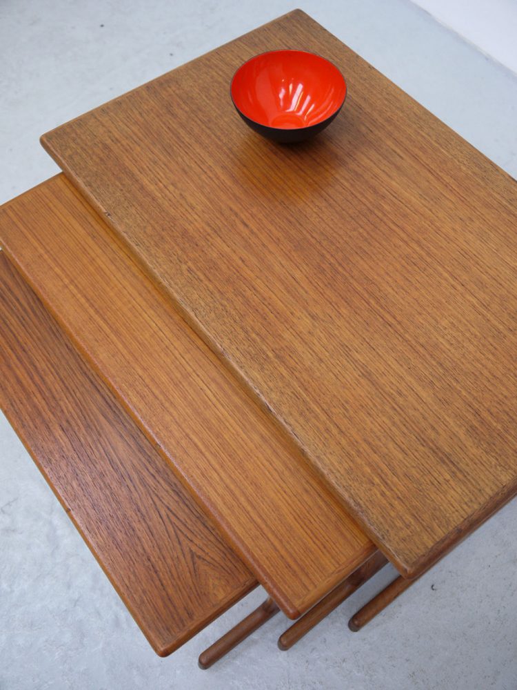 Kai Kristiansen – Nest of Three Side Tables