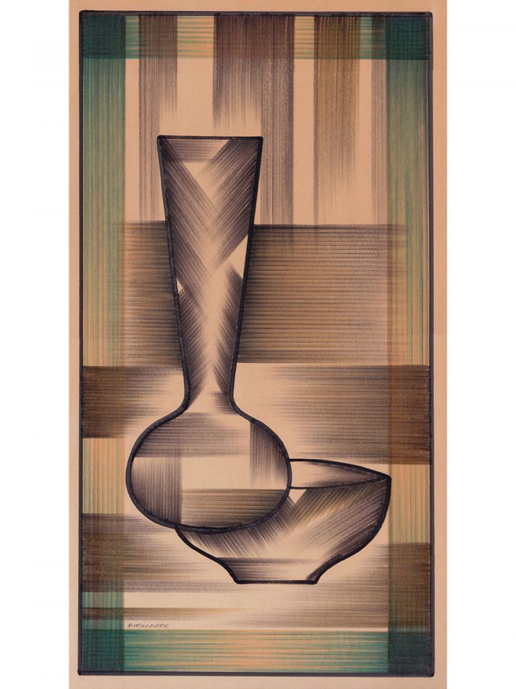 Arne Willners – Composition with Vase and Bowl