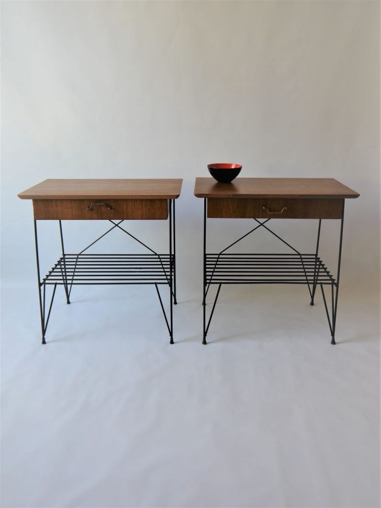 Swedish – Pair of Bedside Tables With Drawers