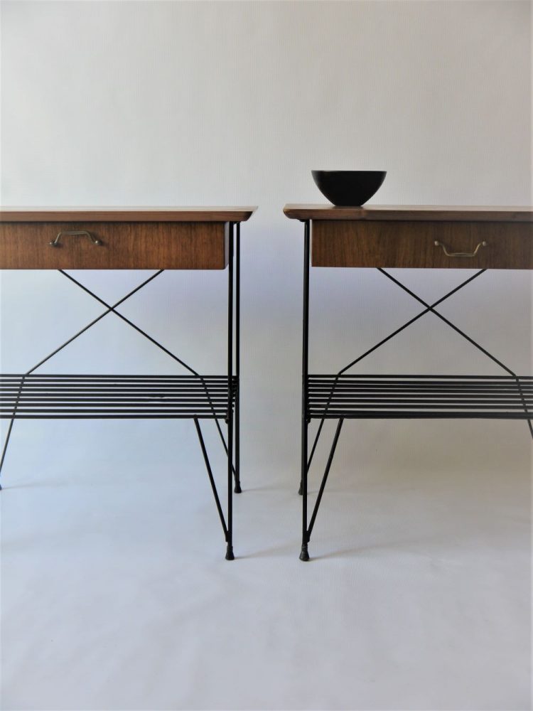 Swedish – Pair of Bedside Tables With Drawers