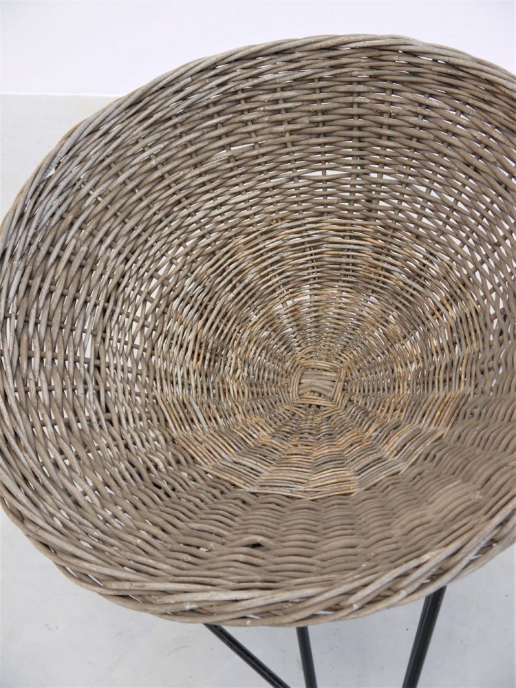 Mathieu Mategot – Pair of Wicker Lounge Chairs