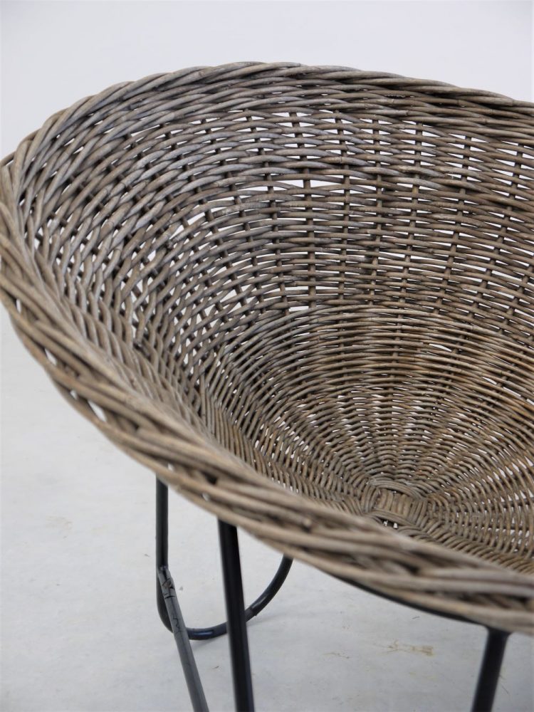 Mathieu Mategot – Pair of Wicker Lounge Chairs