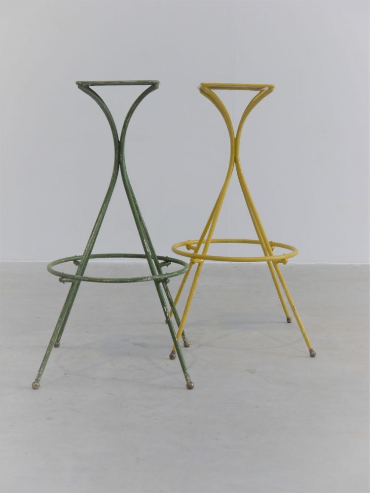 French – Pair of Metal Plant Stands