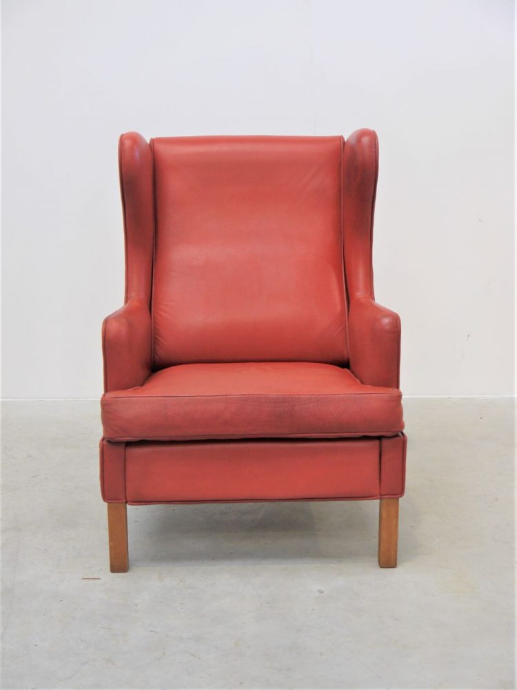Borge Mogensen – Wing Back Leather Chair