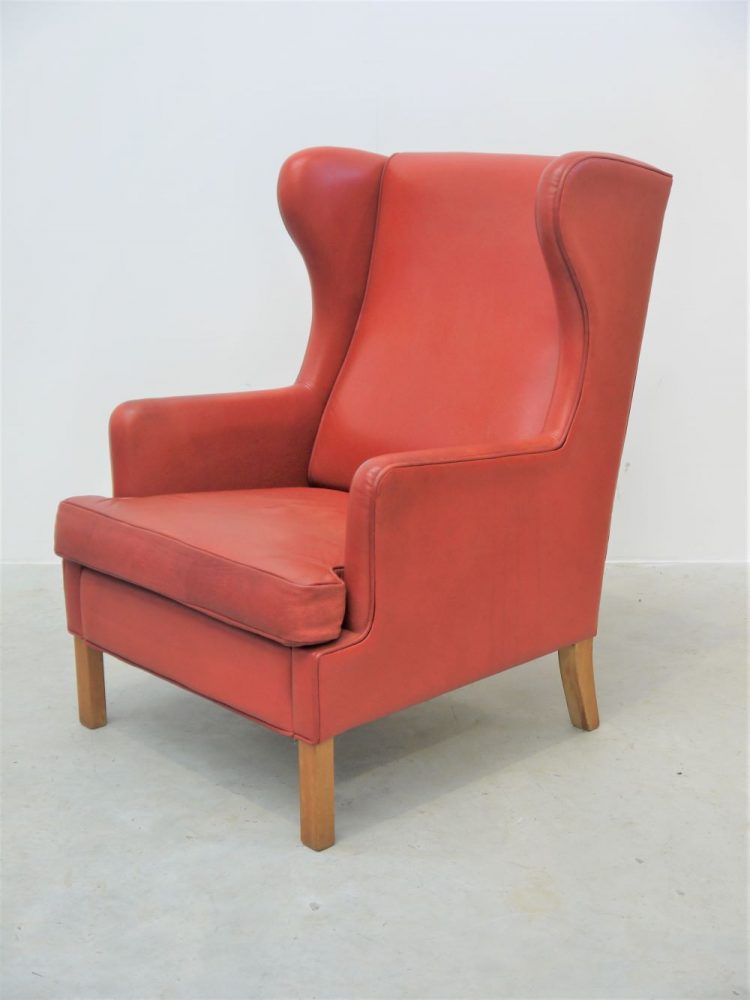 Borge Mogensen – Wing Back Leather Chair