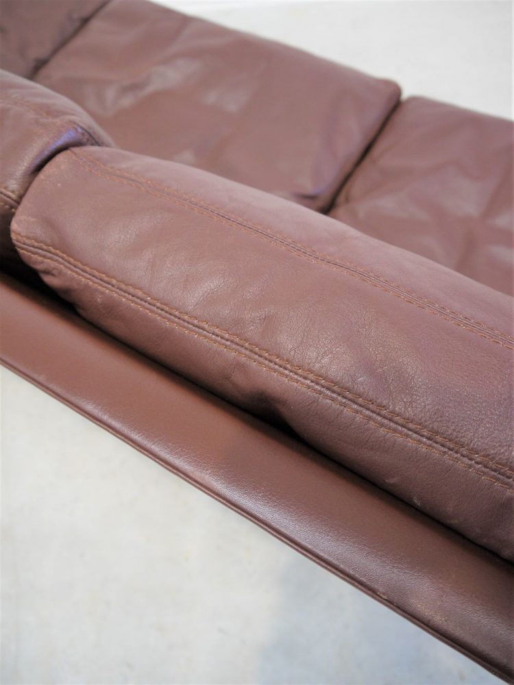 Kai lyngfeldt Larsen – Three Seat Leather Sofa