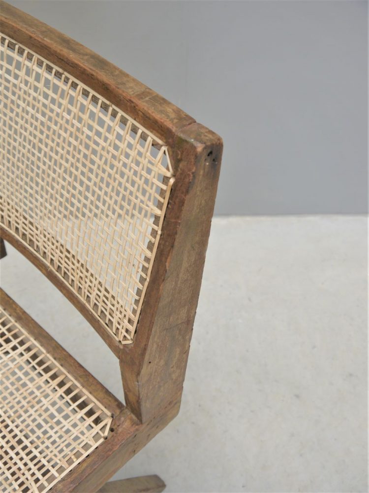 Pierre Jeanneret – Rare Original Paddle Writing Chair for Chandigarh