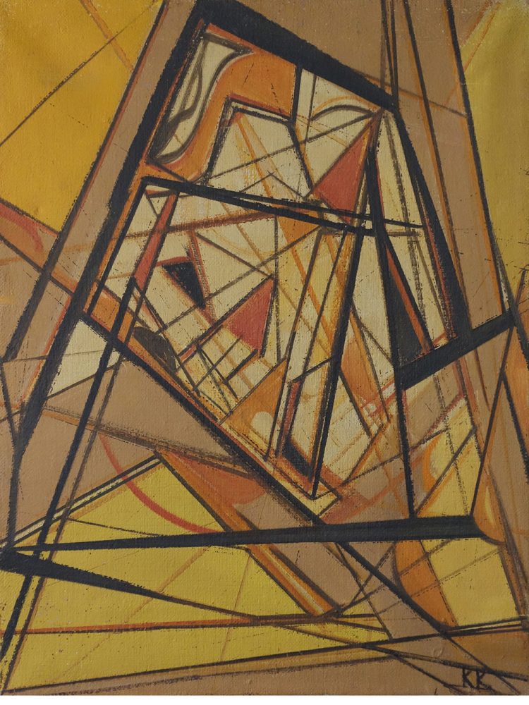 Kristian Klaisen – Untitled Composition in Yellow