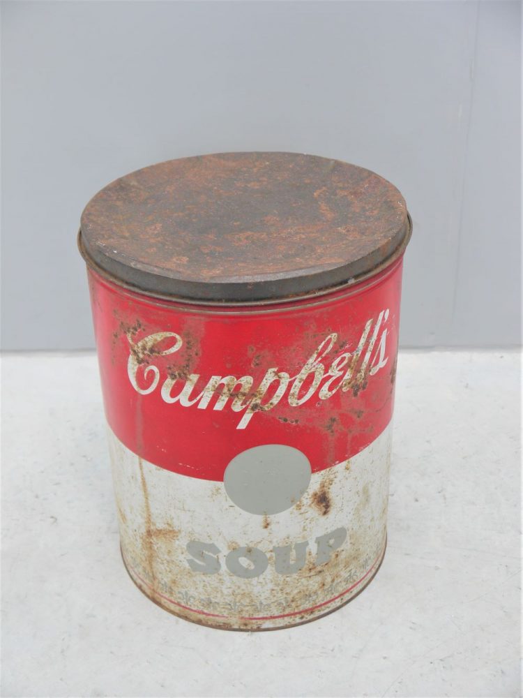 Plasticonvertible Corp Bedford Mass – Large Campbells Soup Can