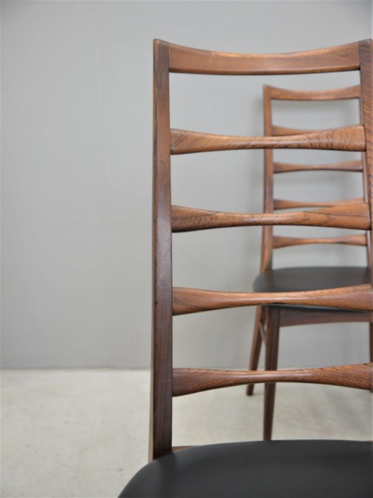 Niels Koefoed – Set of Four Rare Rosewood ‘Lis’ Chairs