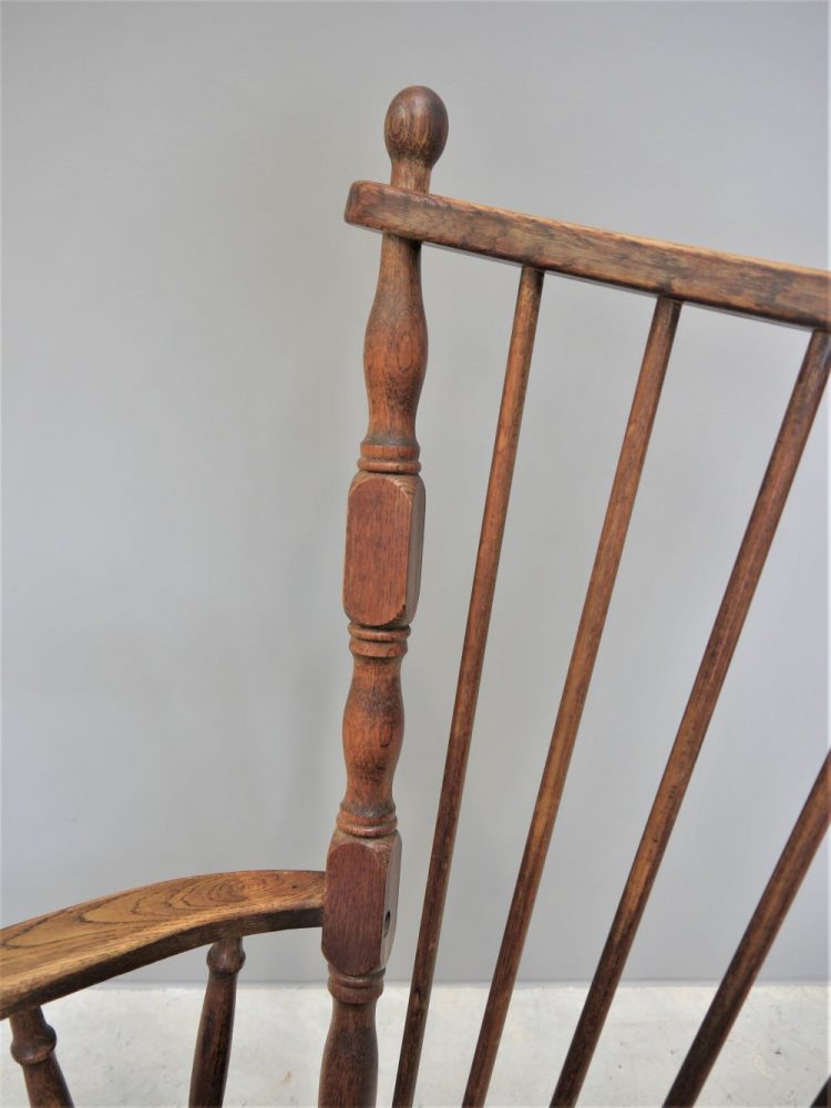 English – Oak High Back Stick Chair