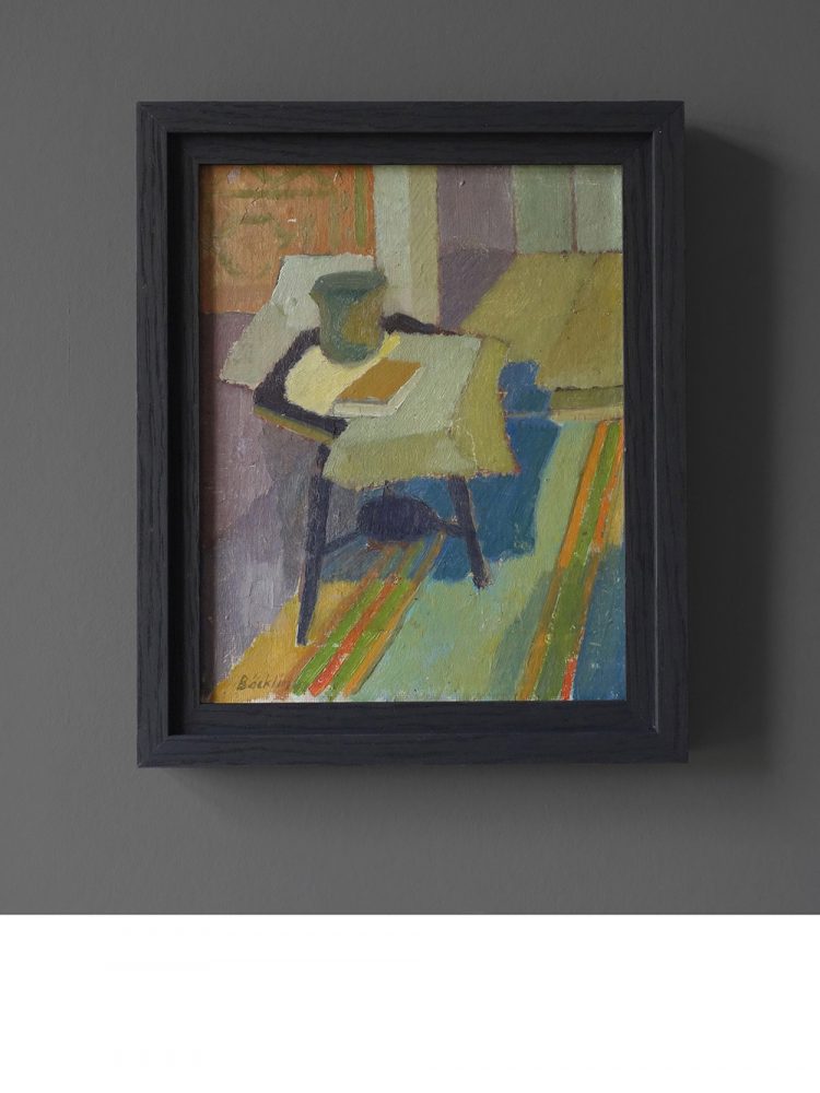 Nils Backlin – Oil on Board ‘Still Life’