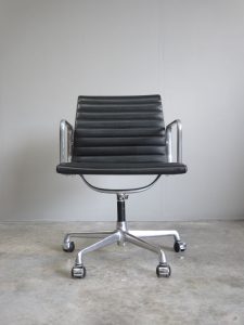 Charles and Ray Eames – Leather Swivel EA108 Chair