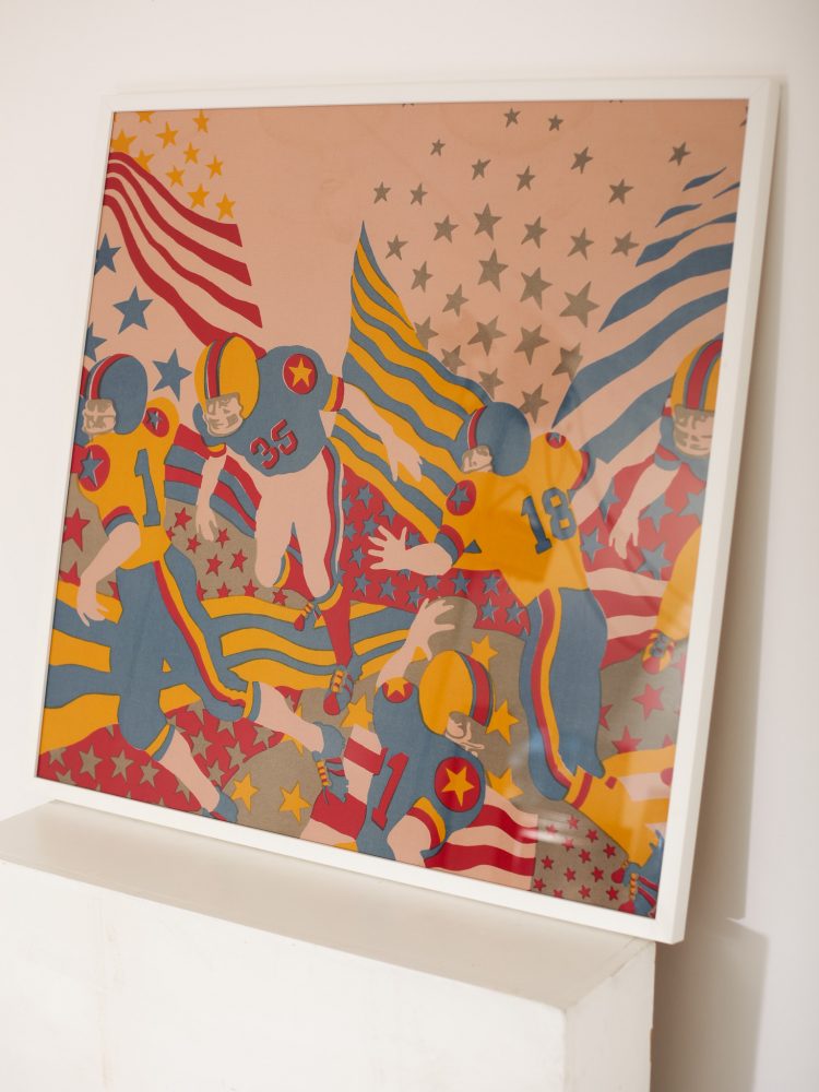 Mr Freedom – Original Framed Fabric