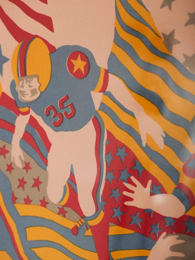 Mr Freedom – Original Framed Fabric