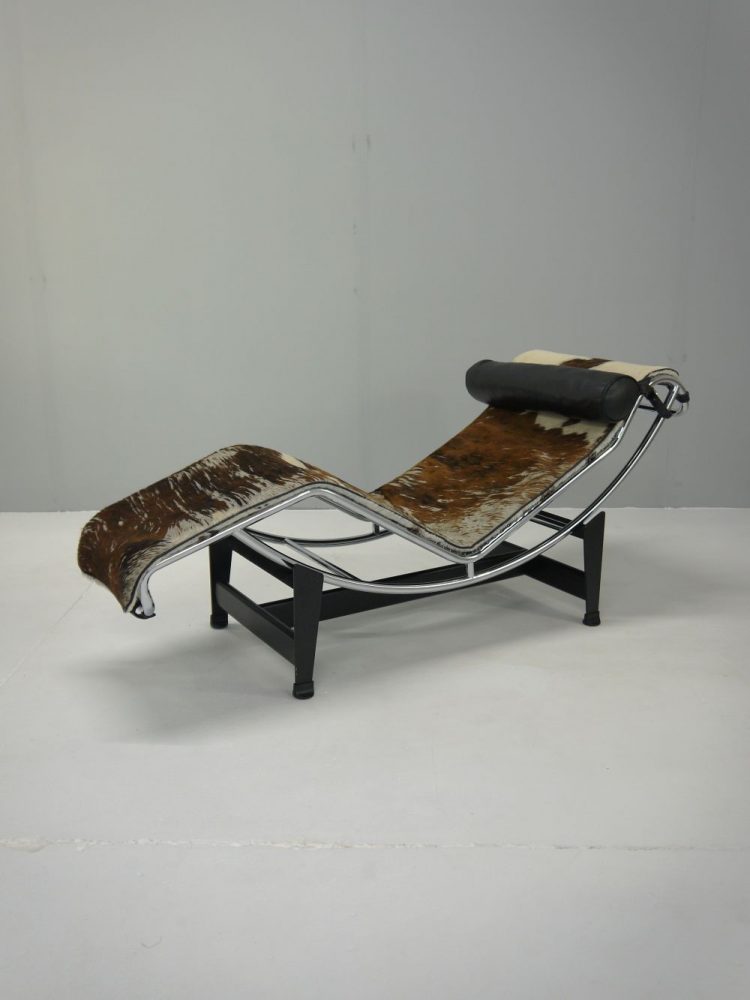 Charlotte Perriand, Le Corbusier & Pierre Jeanerret – LC4 in Cowhide for Cassina