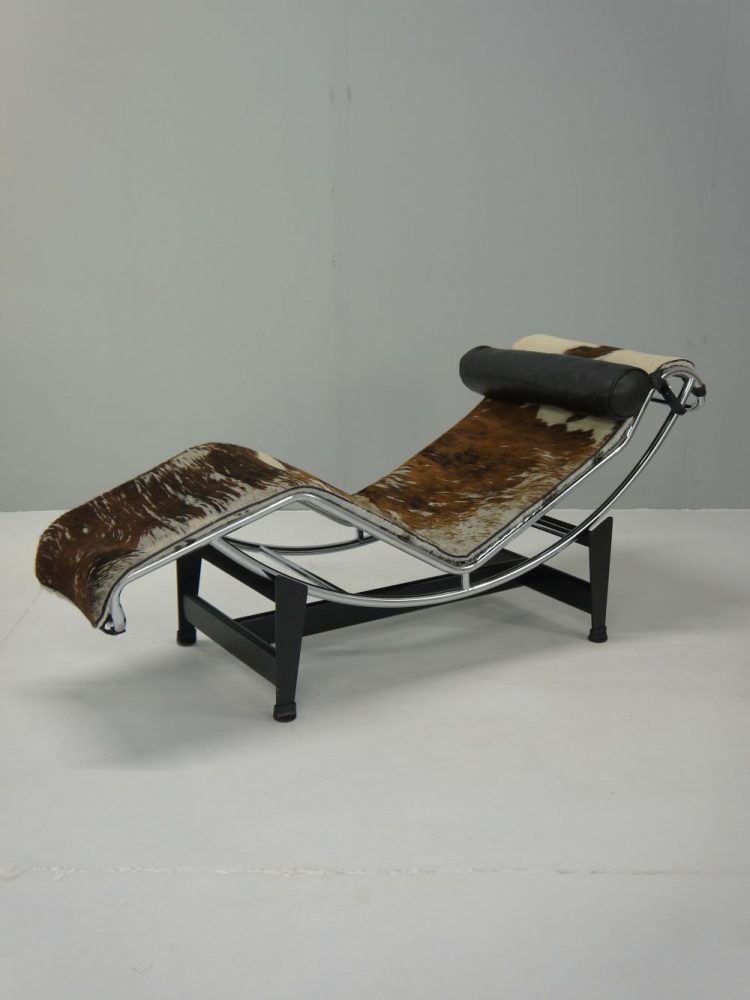 Charlotte Perriand, Le Corbusier & Pierre Jeanerret – LC4 in Cowhide for Cassina