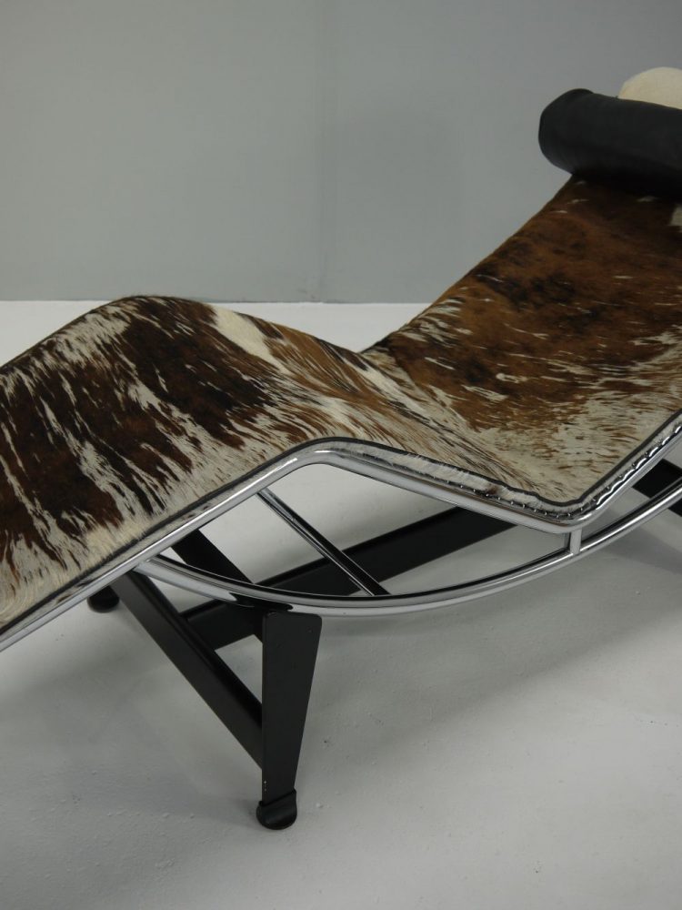 Charlotte Perriand, Le Corbusier & Pierre Jeanerret – LC4 in Cowhide for Cassina