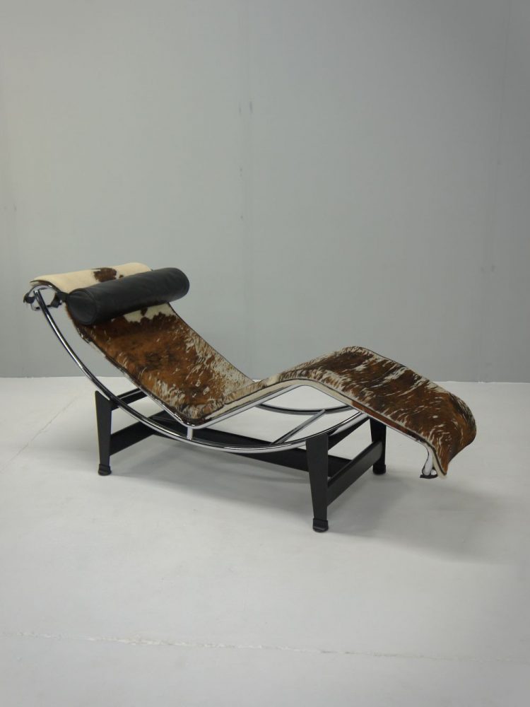 Charlotte Perriand, Le Corbusier & Pierre Jeanerret – LC4 in Cowhide for Cassina