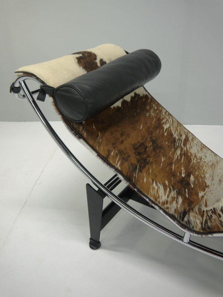 Charlotte Perriand, Le Corbusier & Pierre Jeanerret – LC4 in Cowhide for Cassina