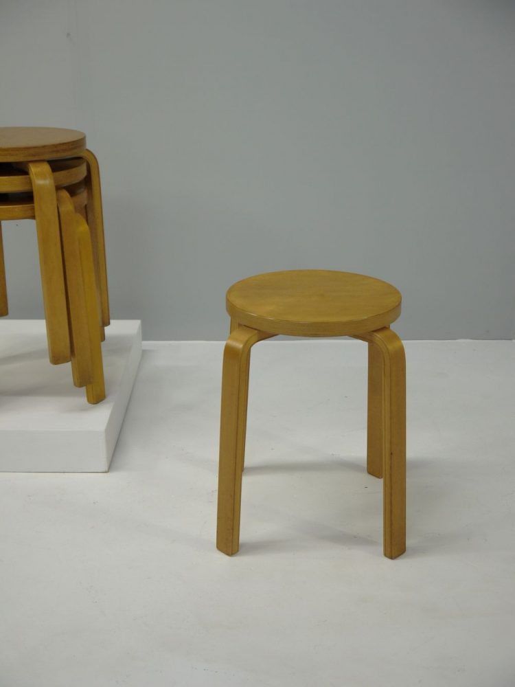 Alvar Aalto – Model 60 Stacking Stools for Artek Finland