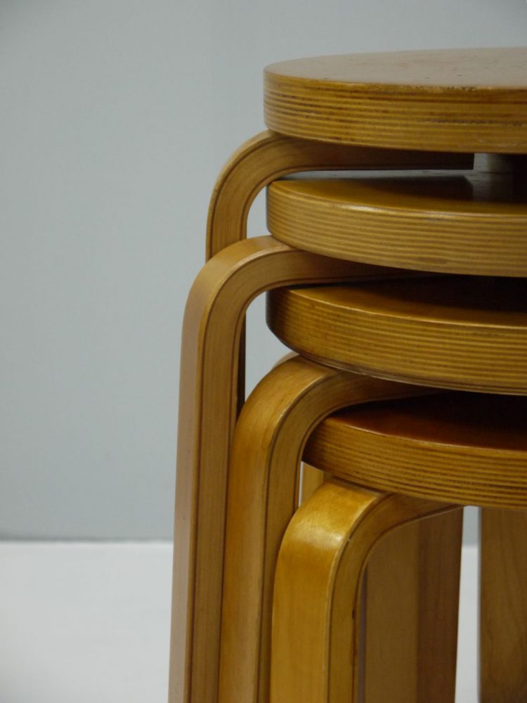Alvar Aalto – Model 60 Stacking Stools for Artek Finland