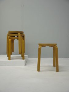Alvar Aalto – Model 60 Stacking Stools for Artek Finland
